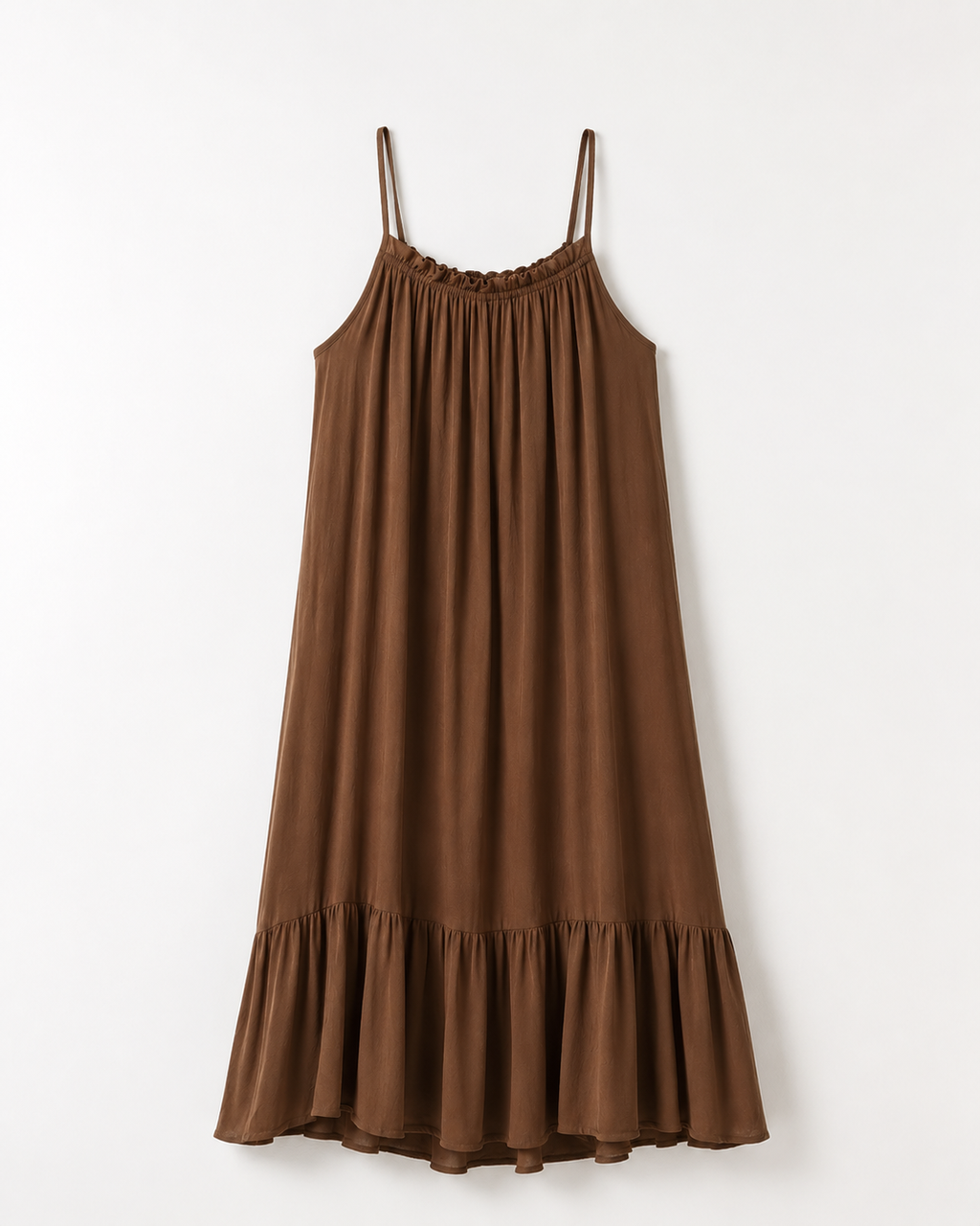 VESTIDO CORTO VOLANTE TIRANTES