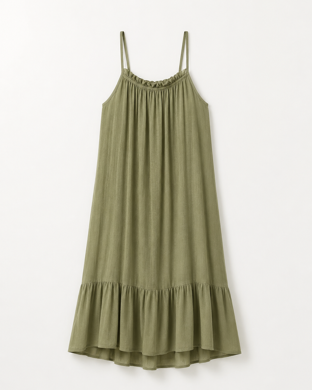 VESTIDO CORTO VOLANTE TIRANTES