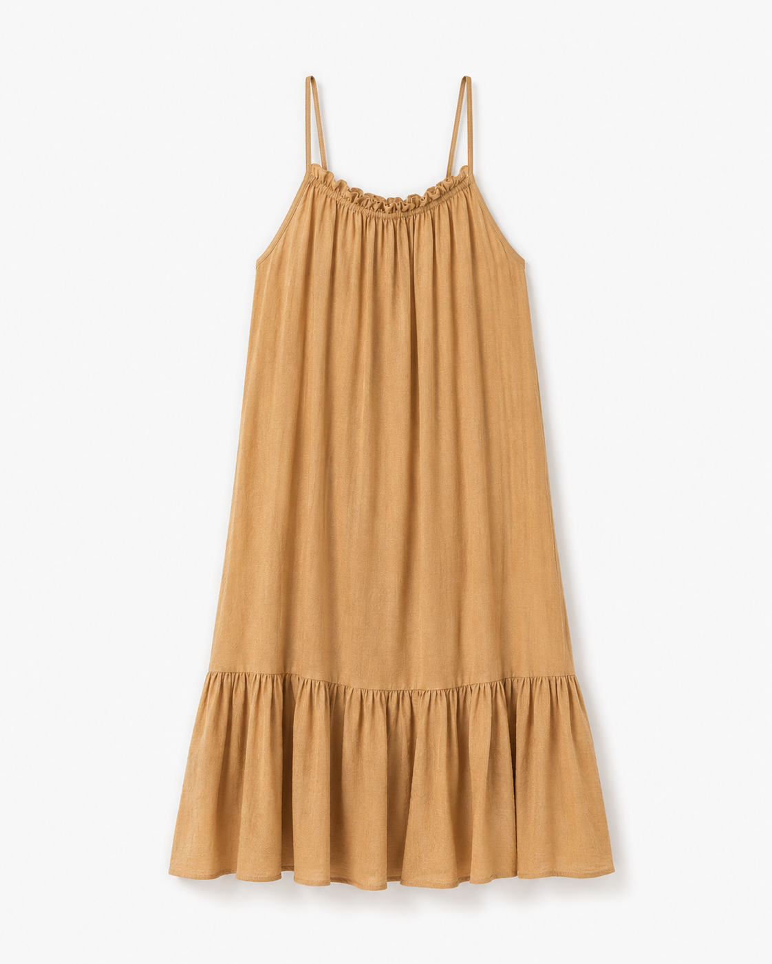 VESTIDO CORTO VOLANTE TIRANTES