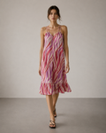 VESTIDO ESTAMPADO VOLANTE