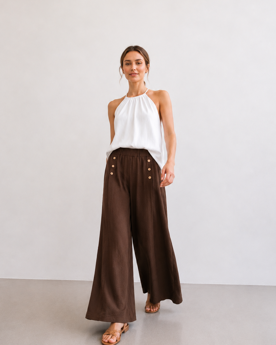 PANTALÓN FLUIDO BOTONES