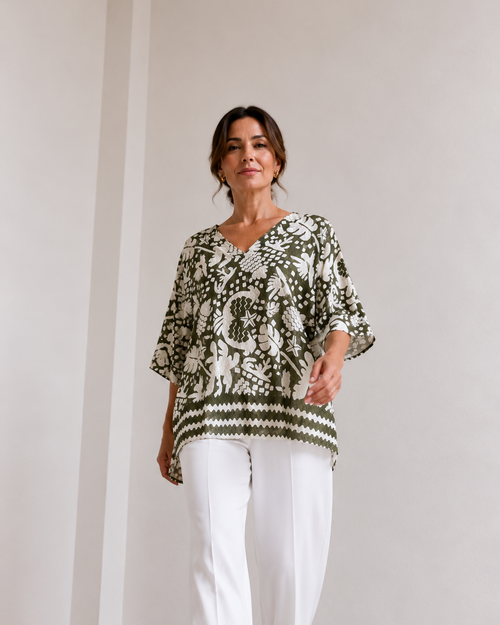 BLUSA CUELLO V