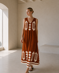 VESTIDO SIN MANGAS CUELLO V
