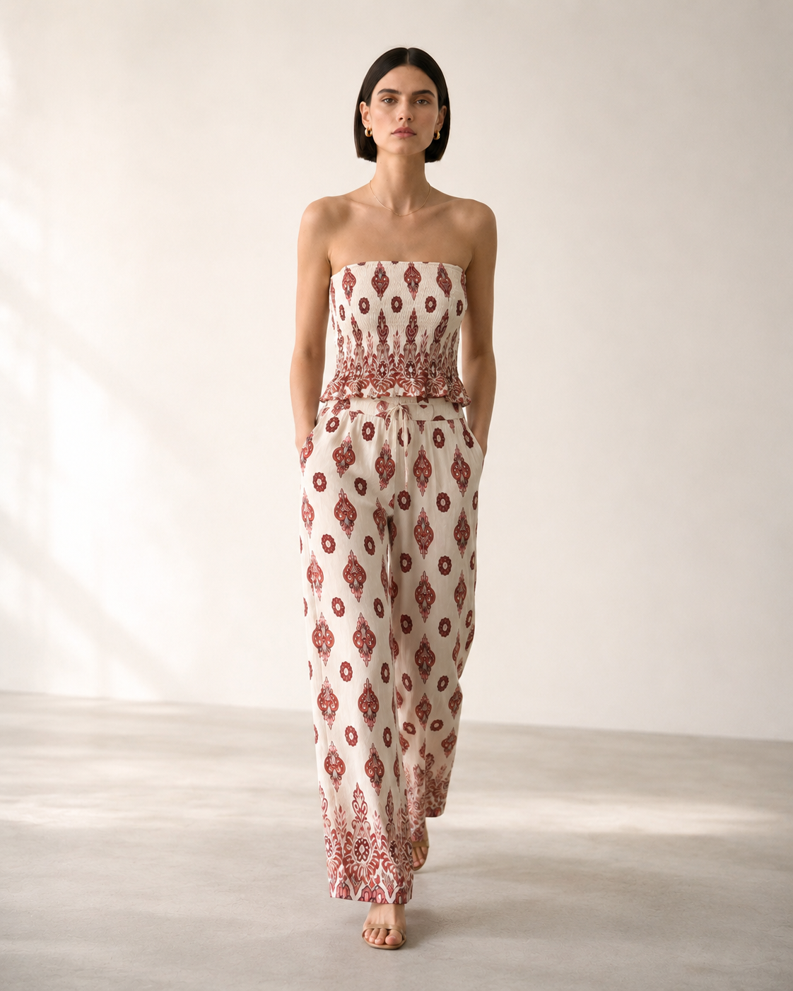CONJUNTO BANDEAU ESTAMPADO