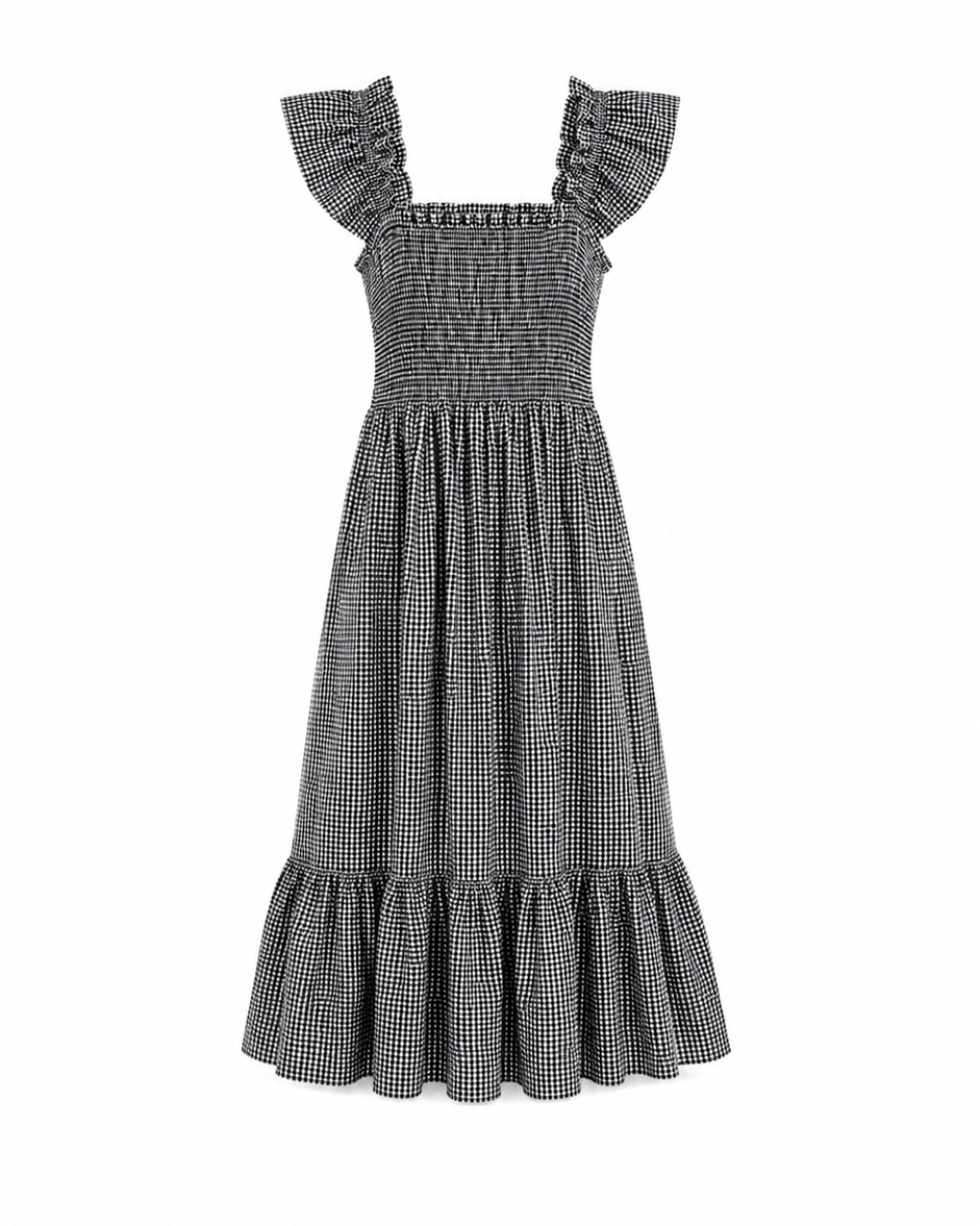 VESTIDO MIDI VICHY