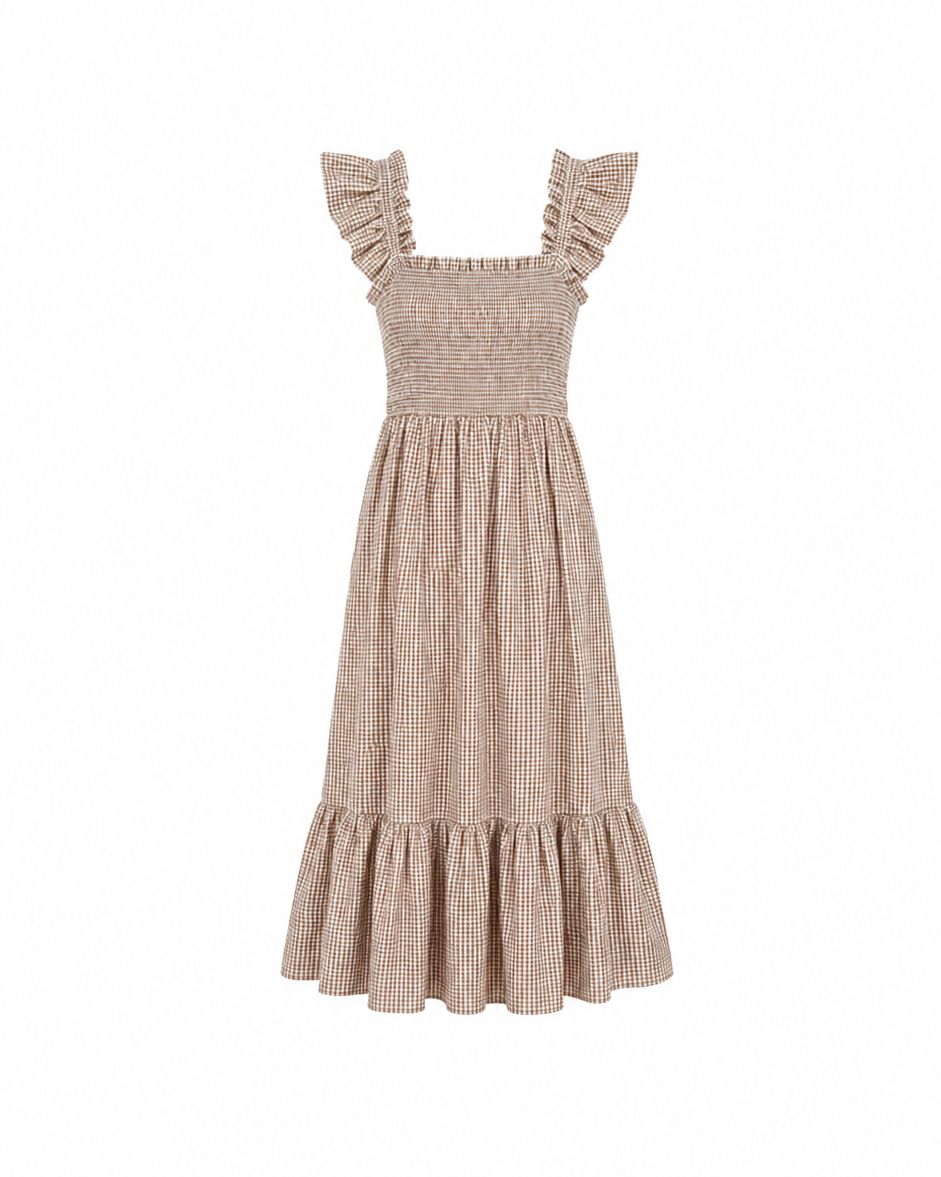 VESTIDO MIDI VICHY