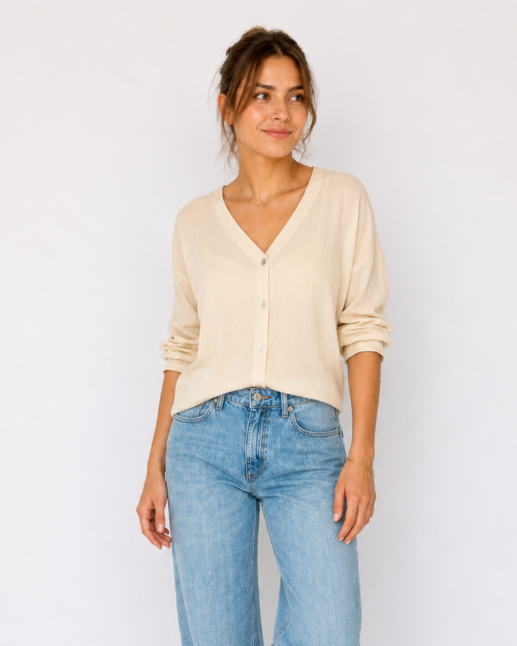 BLUSA CUELLO V