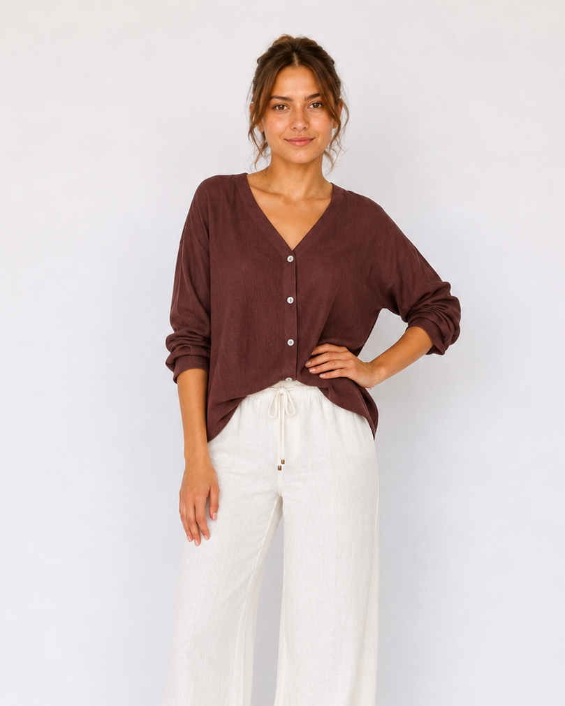 BLUSA CUELLO V