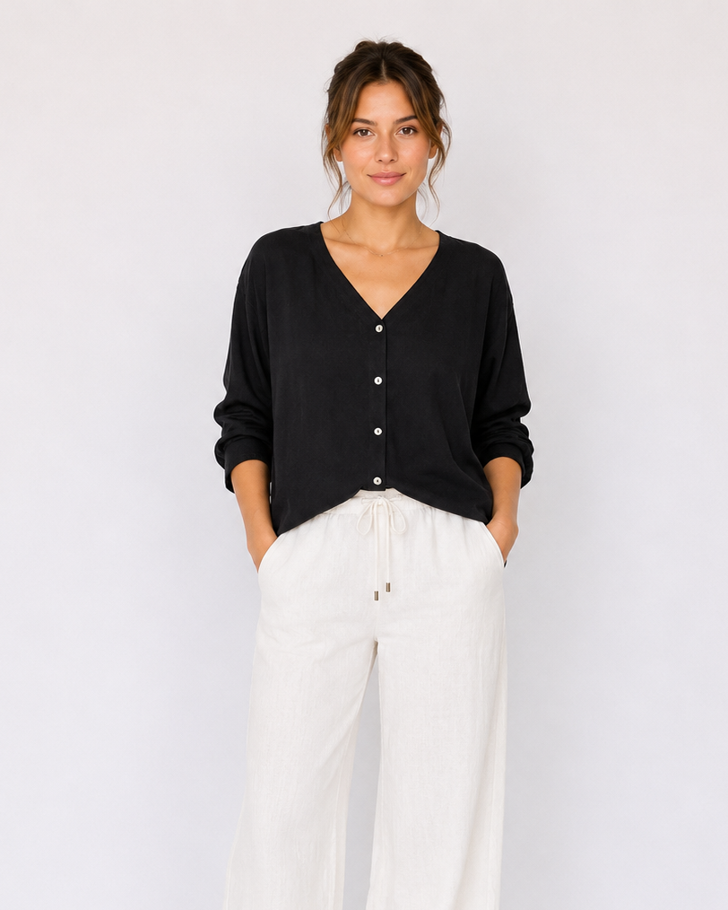 BLUSA CUELLO V