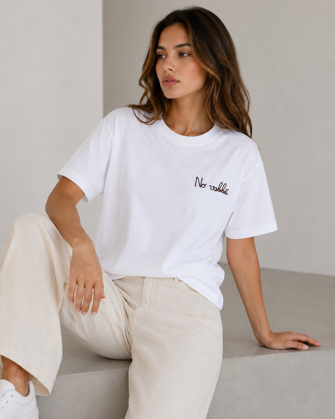 CAMISETA ALGODÓN BORDADO