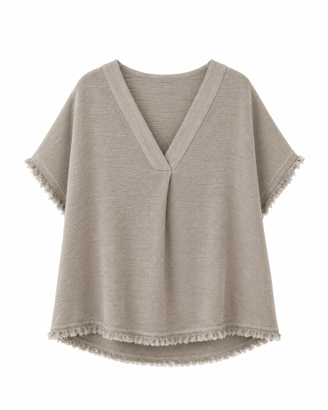 BLUSA CUELLO PICO LINO