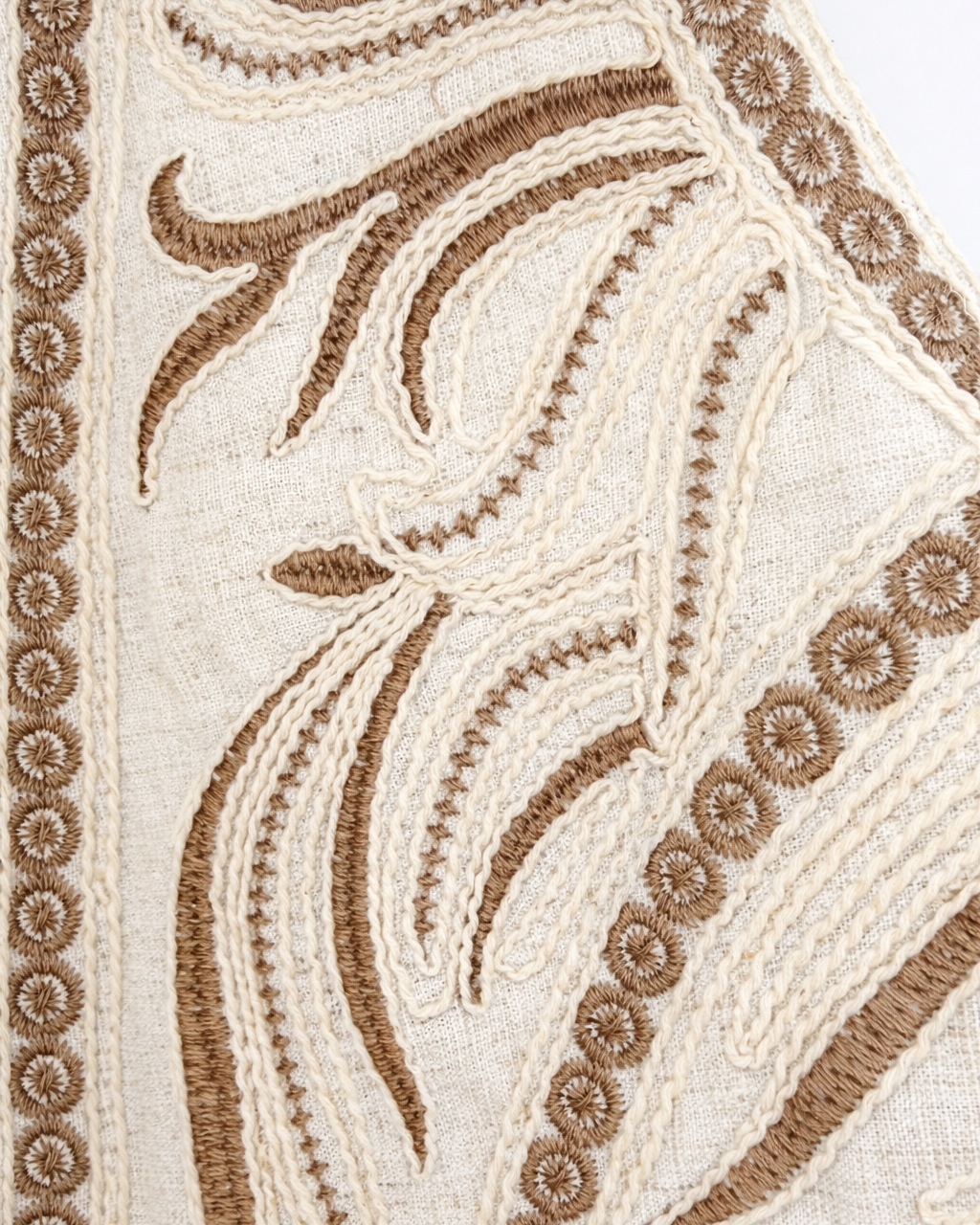 CHALECO BEIGE ESTAMPADO