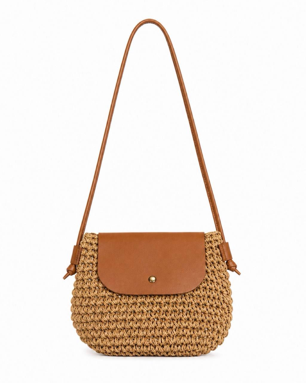 BOLSO RAFIA MARRÓN
