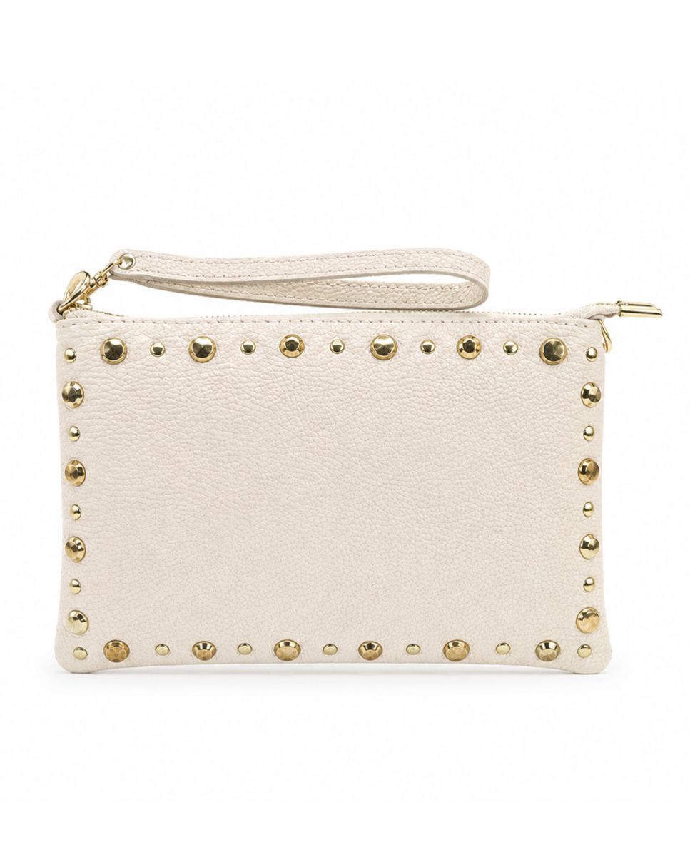 BOLSO PIEL CON TACHAS