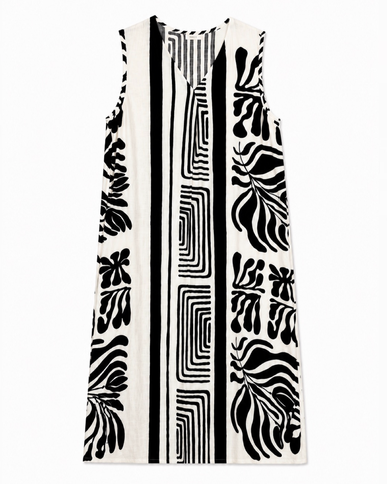 VESTIDO SIN MANGAS ESTAMPADO