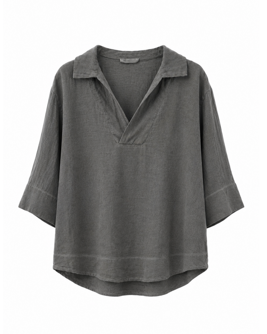 BLUSA CUELLO CAMISERO LINO