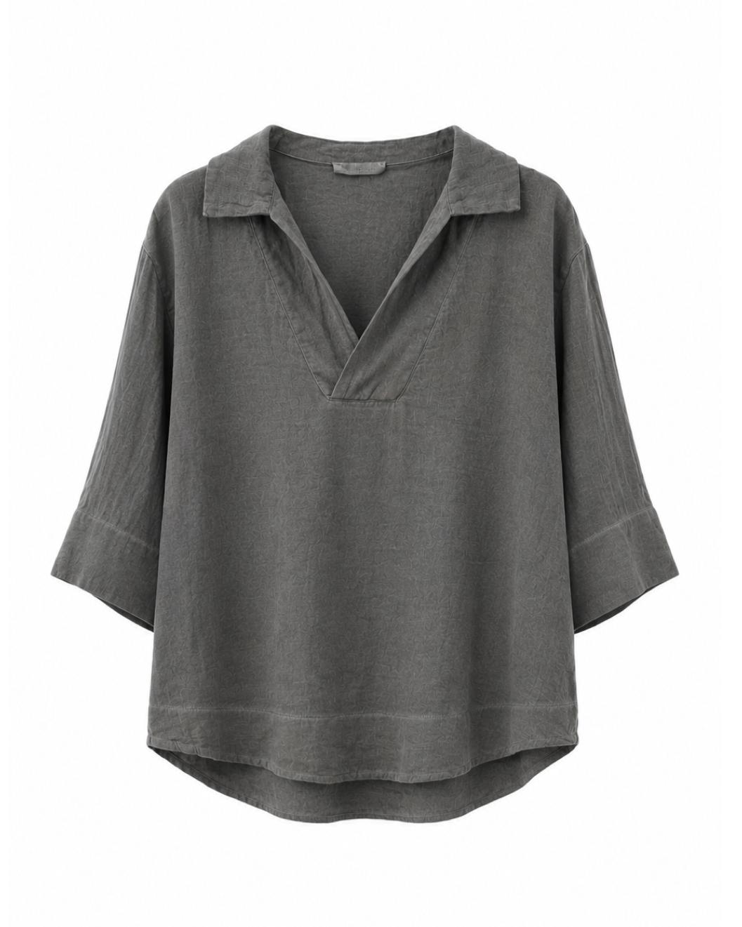 BLUSA CUELLO CAMISERO LINO