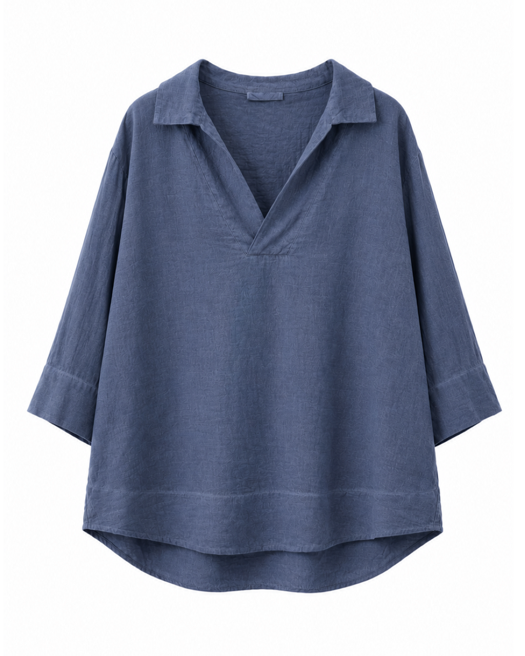 BLUSA CUELLO CAMISERO LINO