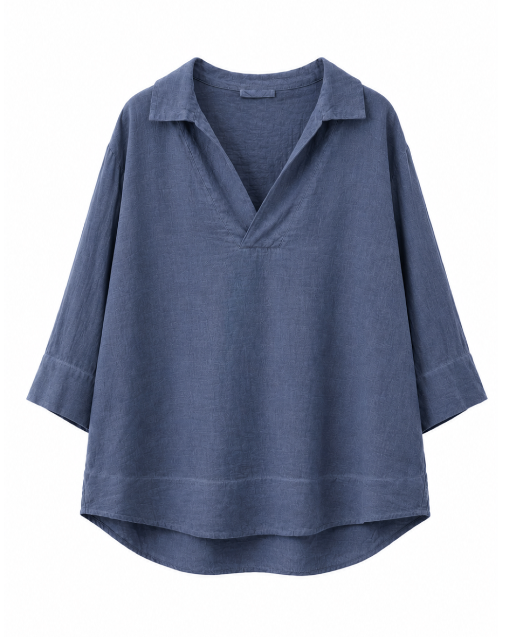 BLUSA CUELLO CAMISERO LINO