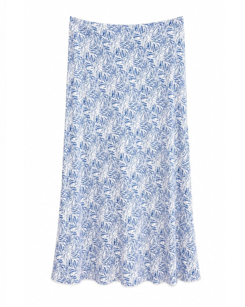 FALDA MIDI ESTAMPADA