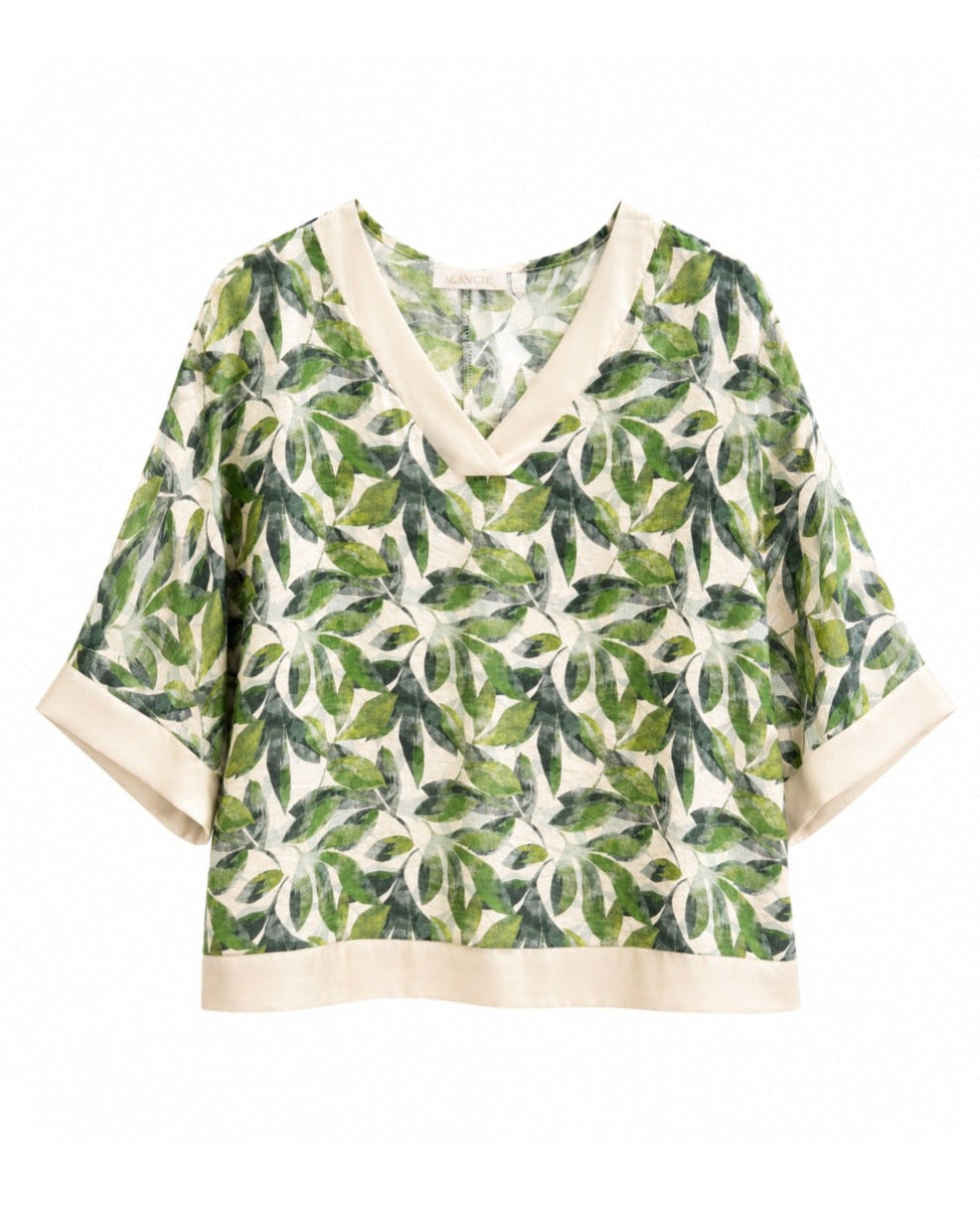 BLUSA ESTAMPADO HOJAS