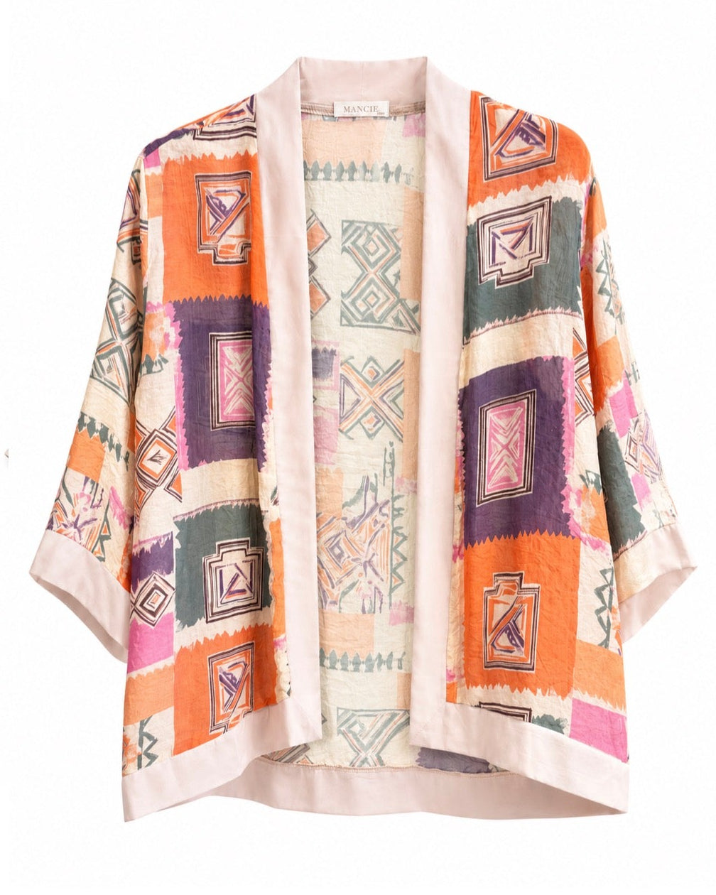 KIMONO CORAL ESTAMPADO