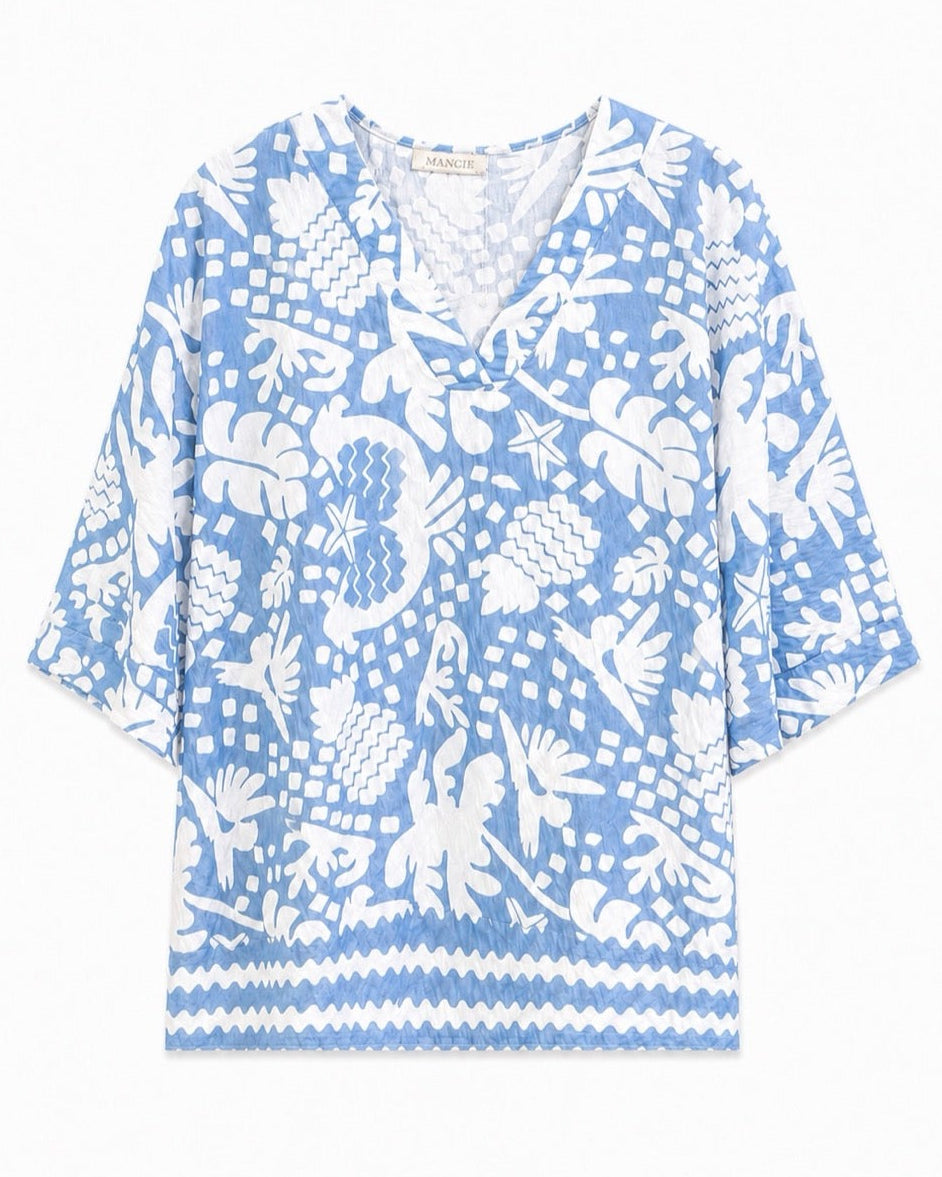BLUSA CUELLO V