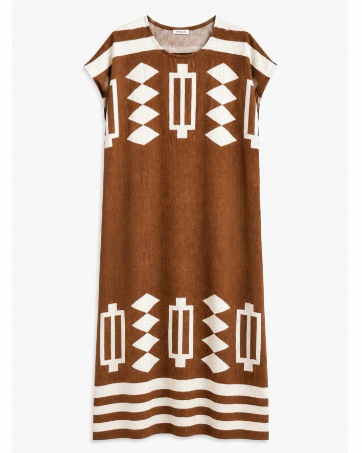 VESTIDO TÚNICA ESTAMPADO