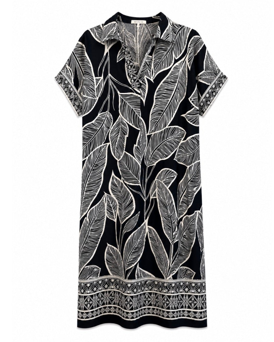 VESTIDO MAXI CUELLO CAMISERO
